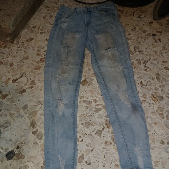 Vanilla Star Women's Blue Jeans SZ 1 - Picture 1 of 4